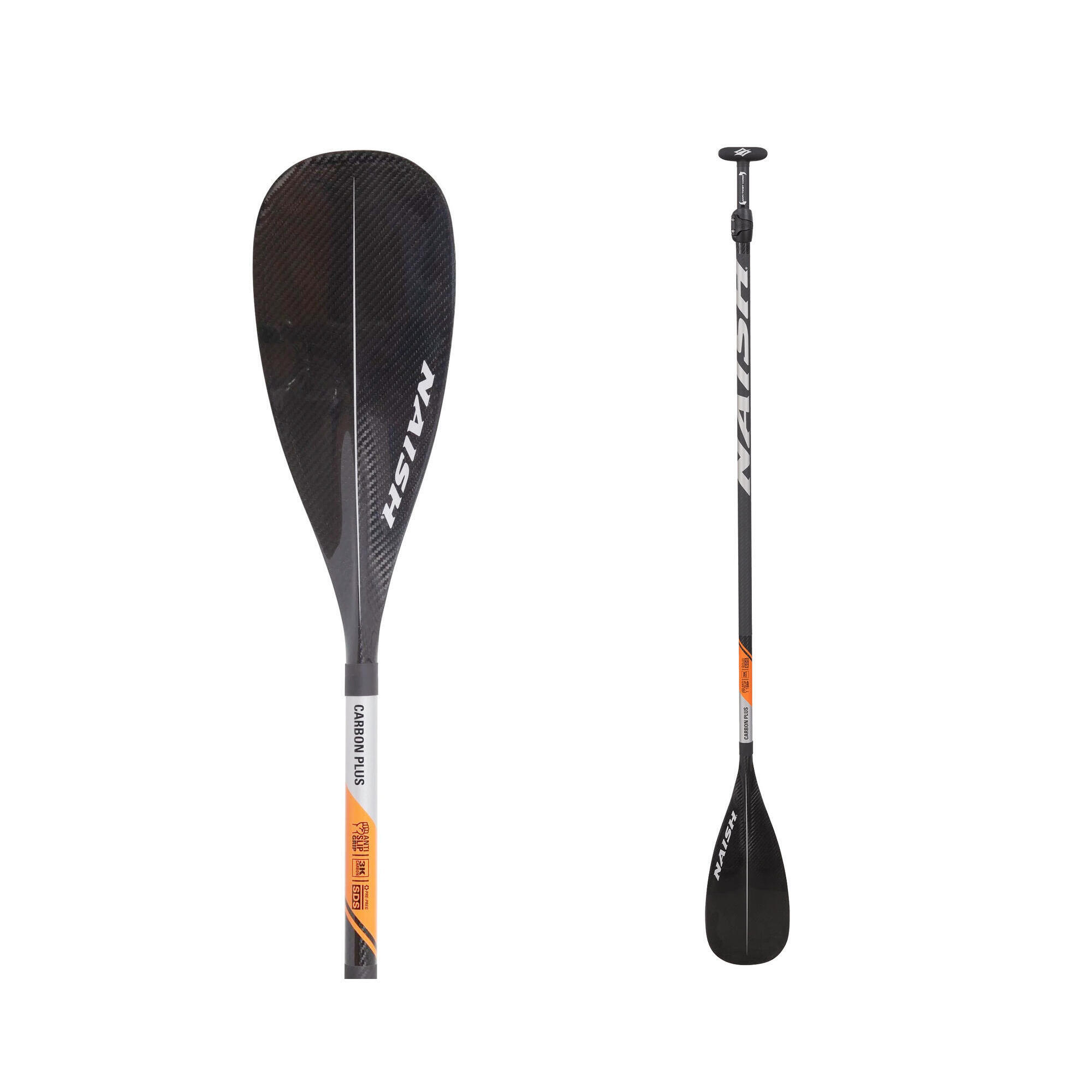 S27 Naish Carbon Plus Vario SDS 80 in² Adjustable SUP Paddle