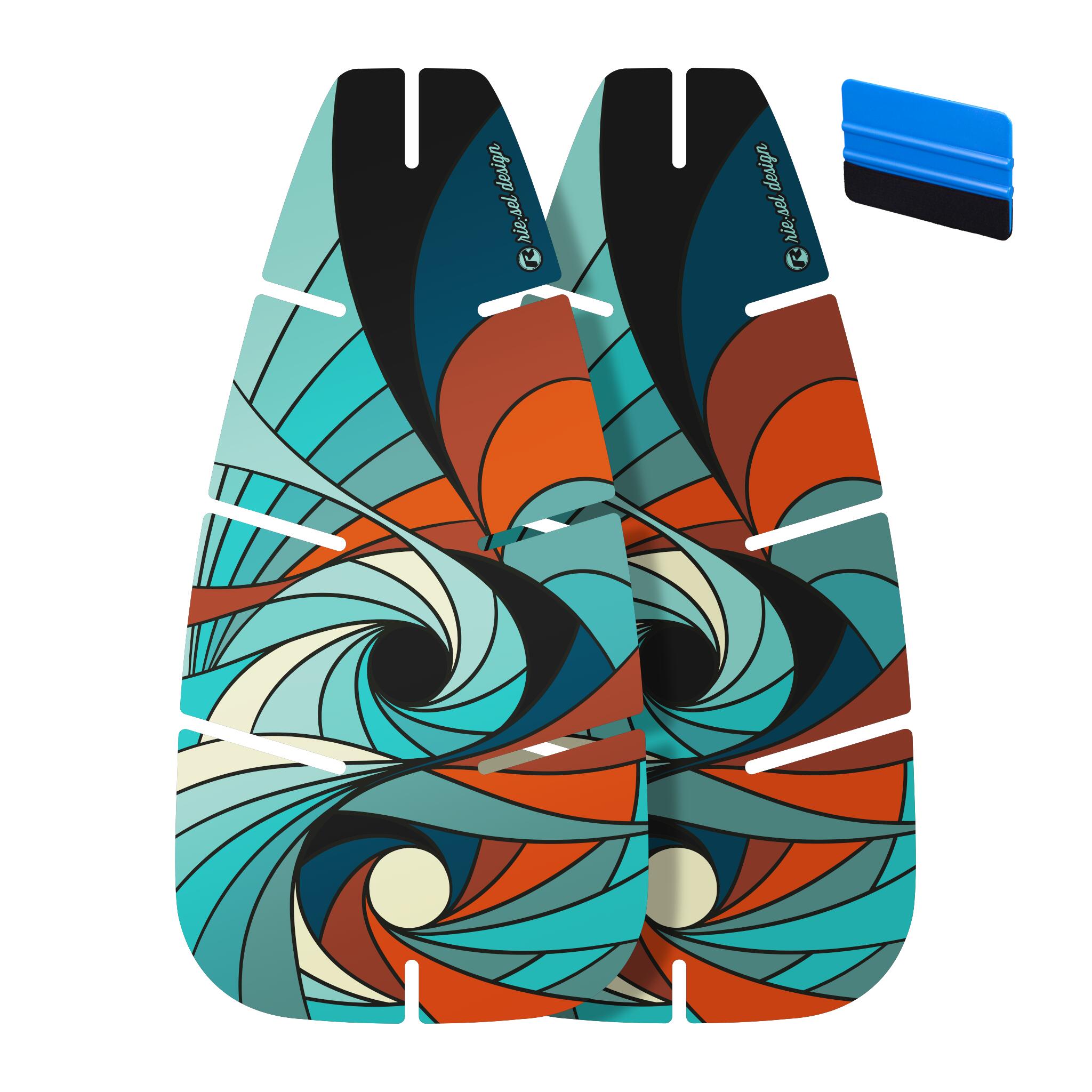 Universelle Design Paddel-Aufkleber, Wasserfest UV-beständig, für SUP oder Kanu 4/6