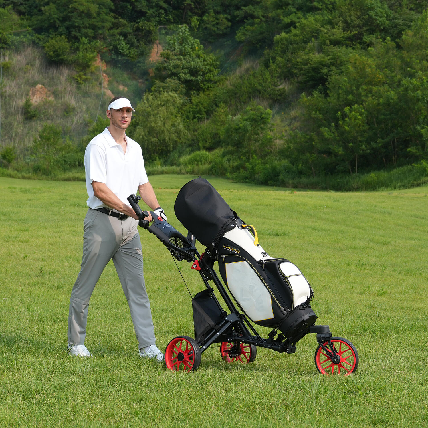 Golfový vozík se 3 kolečky BC3 360° 7/7