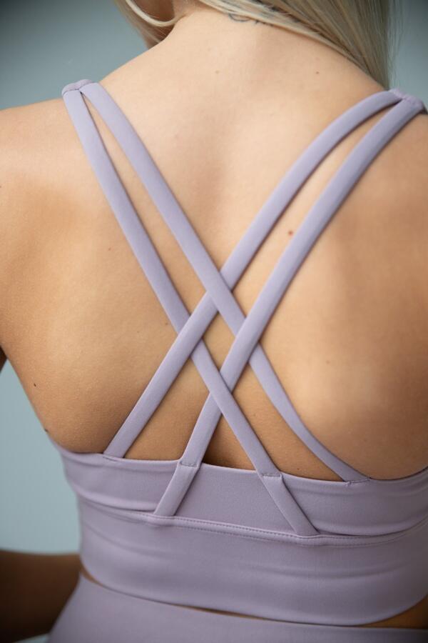 Stanik sportowy damski Balance mauve 2skin