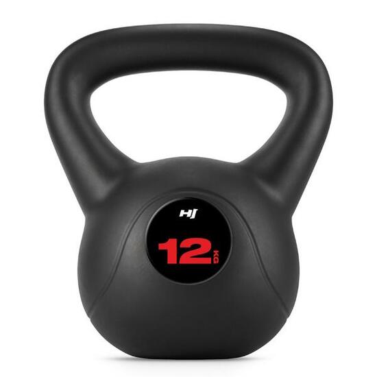 Kettlebell in vinile con base piatta antiscivolo 12kg