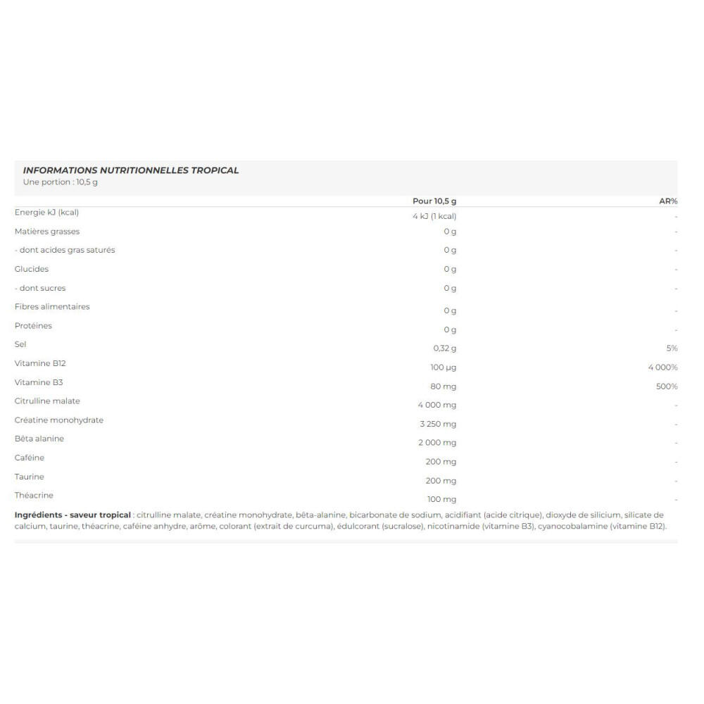 Preworkout | Abe Ultimate Pre-workout (375g) | Tropical 2/2
