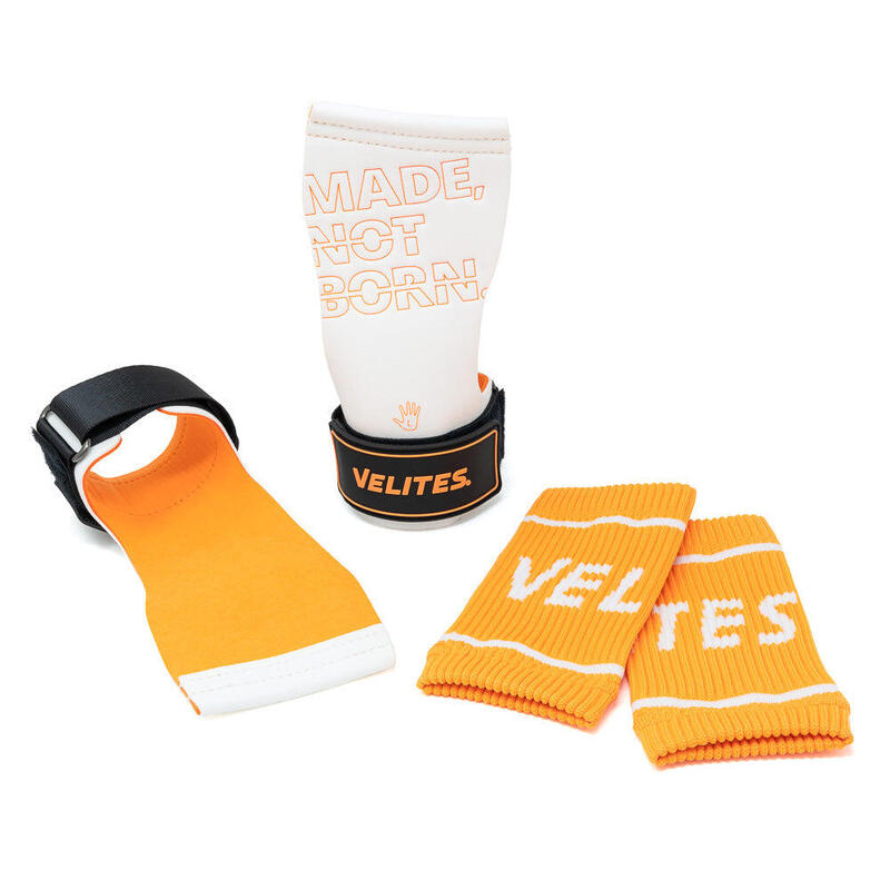 Poignées flexibles Velites Quad Pro Orange L
