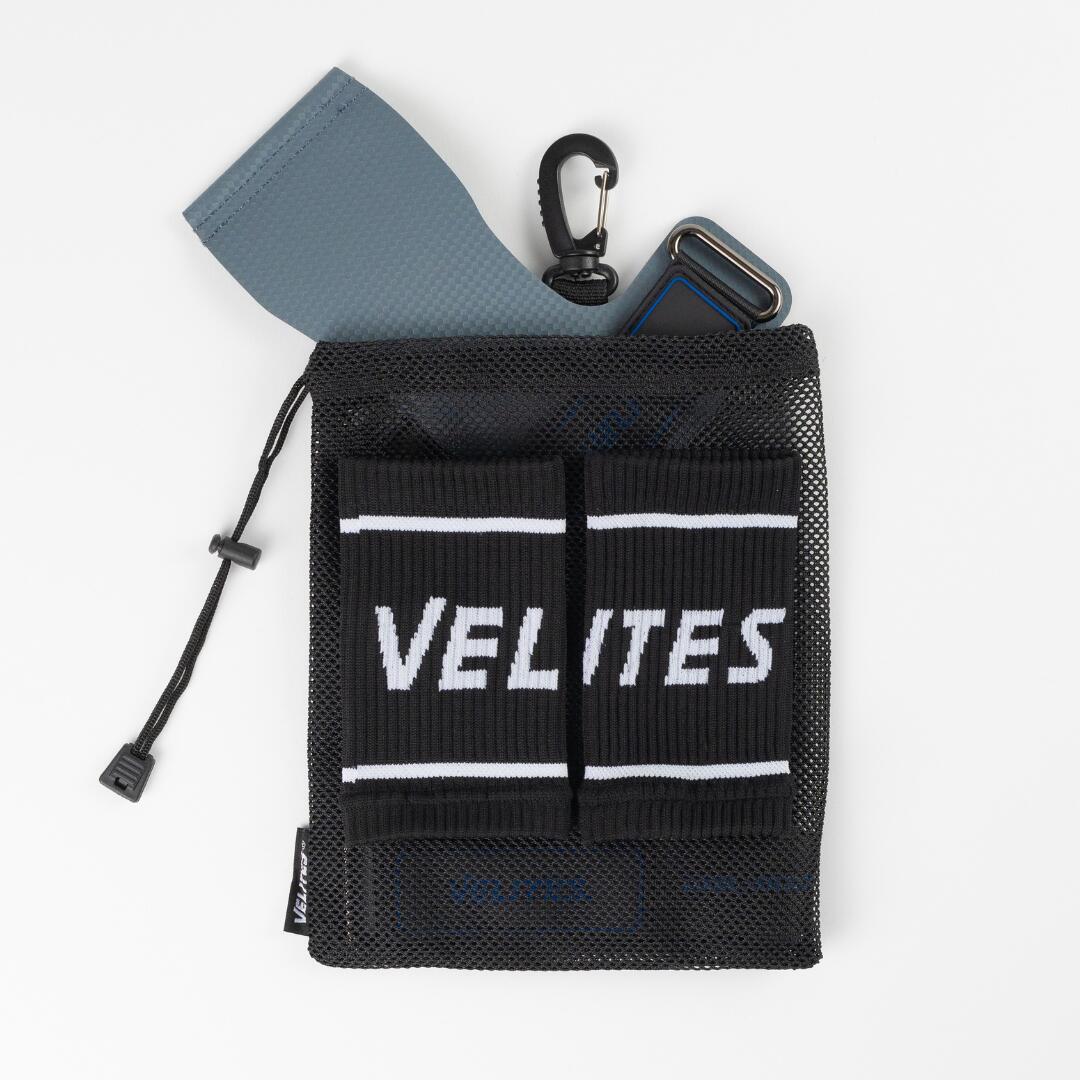Velites Quad Ultra zonder magnesium, voor cross-training of gymnastiek, verbetert je resultaten en bereikt je doelen. Polsbandages van stof als cadeau