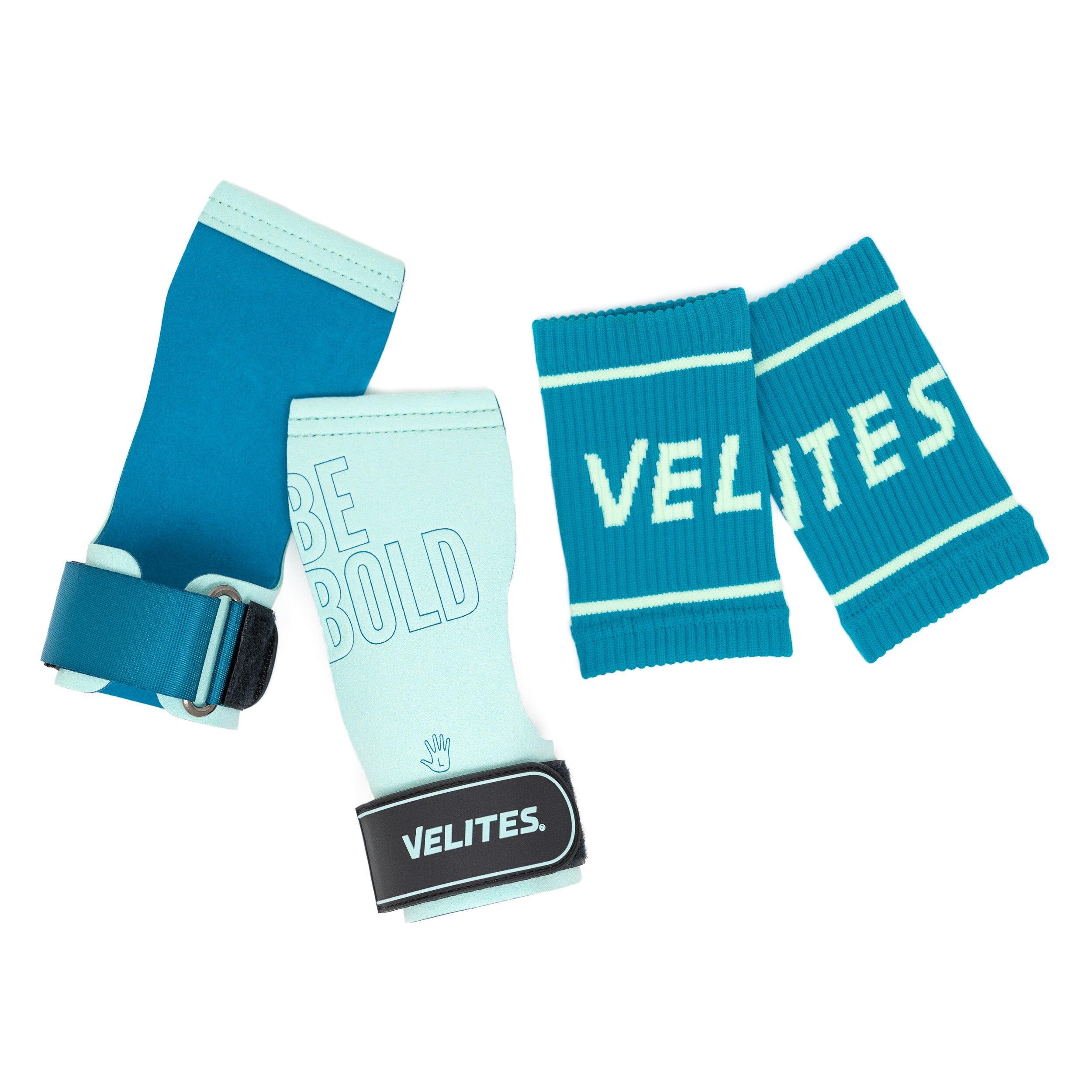 Calleras Velites Quad Pro Azul Claro Flexibles XL 4/7