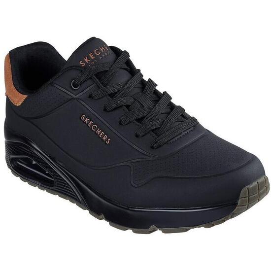 Baskets Skechers Uno - Suited On Air, Noir, Hommes