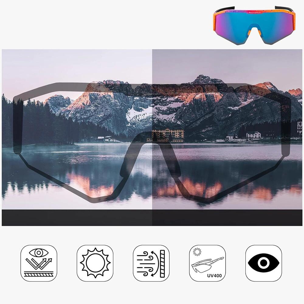 Polarisierte Fahrradbrille Rockbros SP297 - violett 7/7