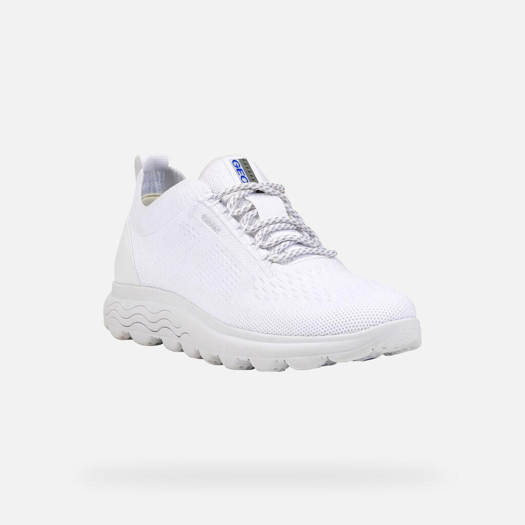 Baskets Femme Baskets Geox Blanc Blanc Geox 3/7