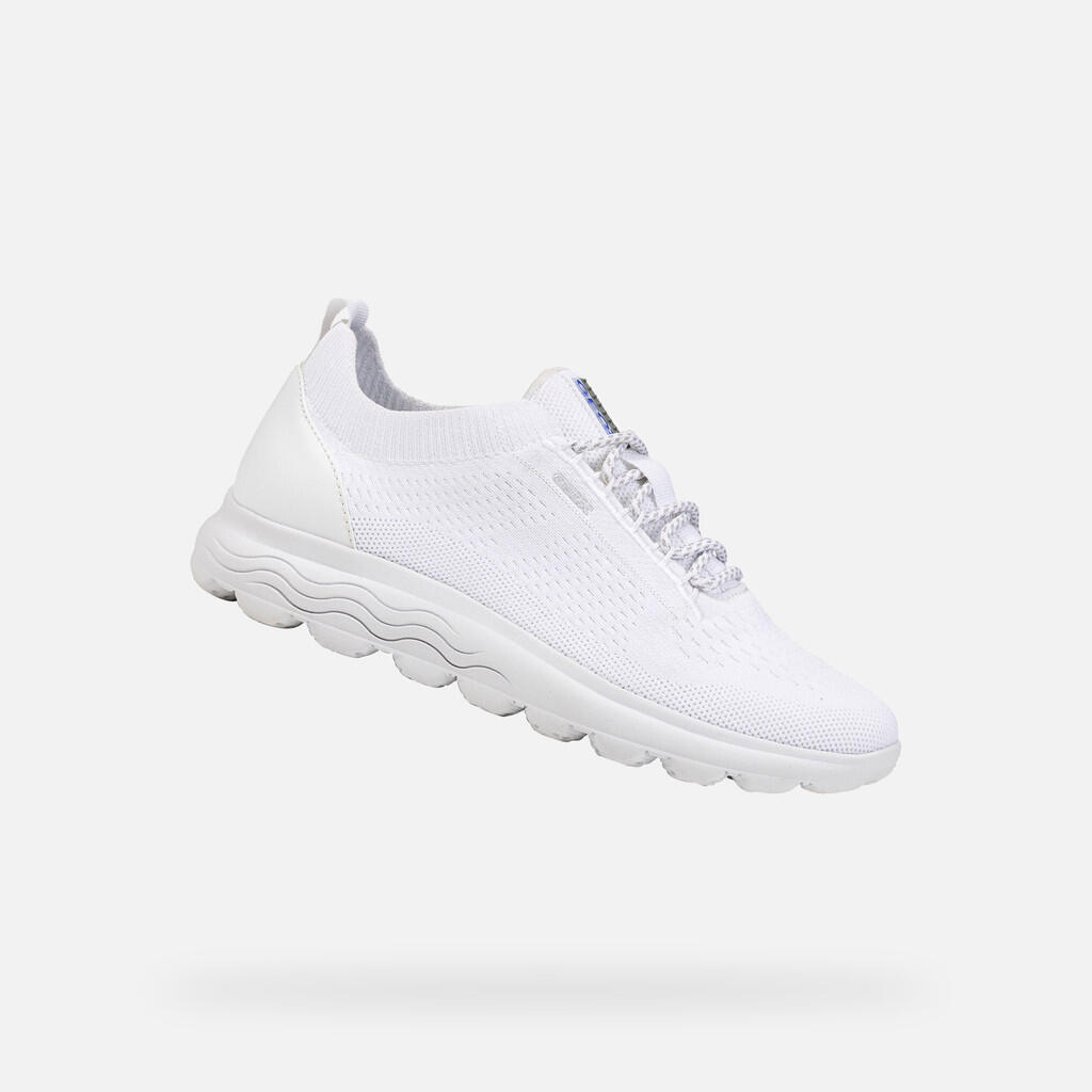 Geox - Baskets Femme D Spherica Blanc - Baskets - Blanc - 39 - Decathlon
