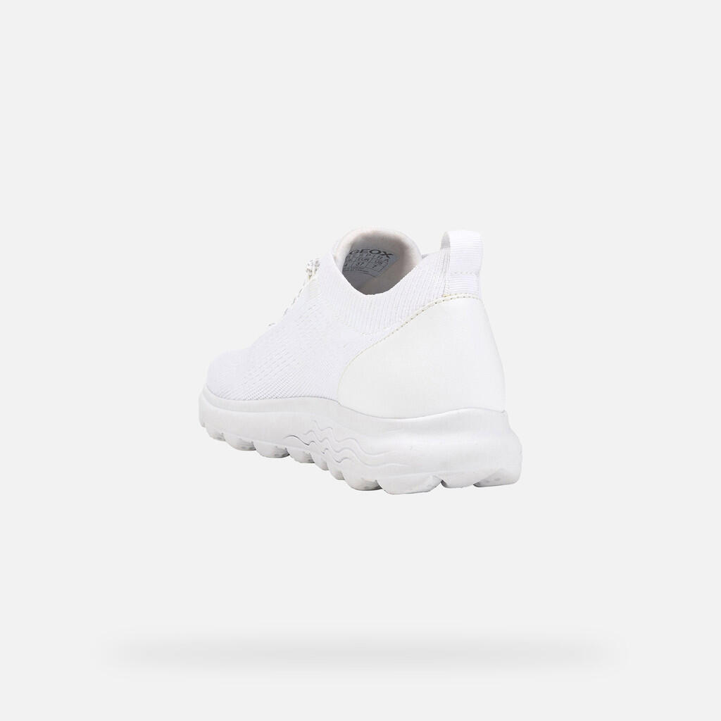 Baskets Femme Baskets Geox Blanc Blanc Geox 4/7