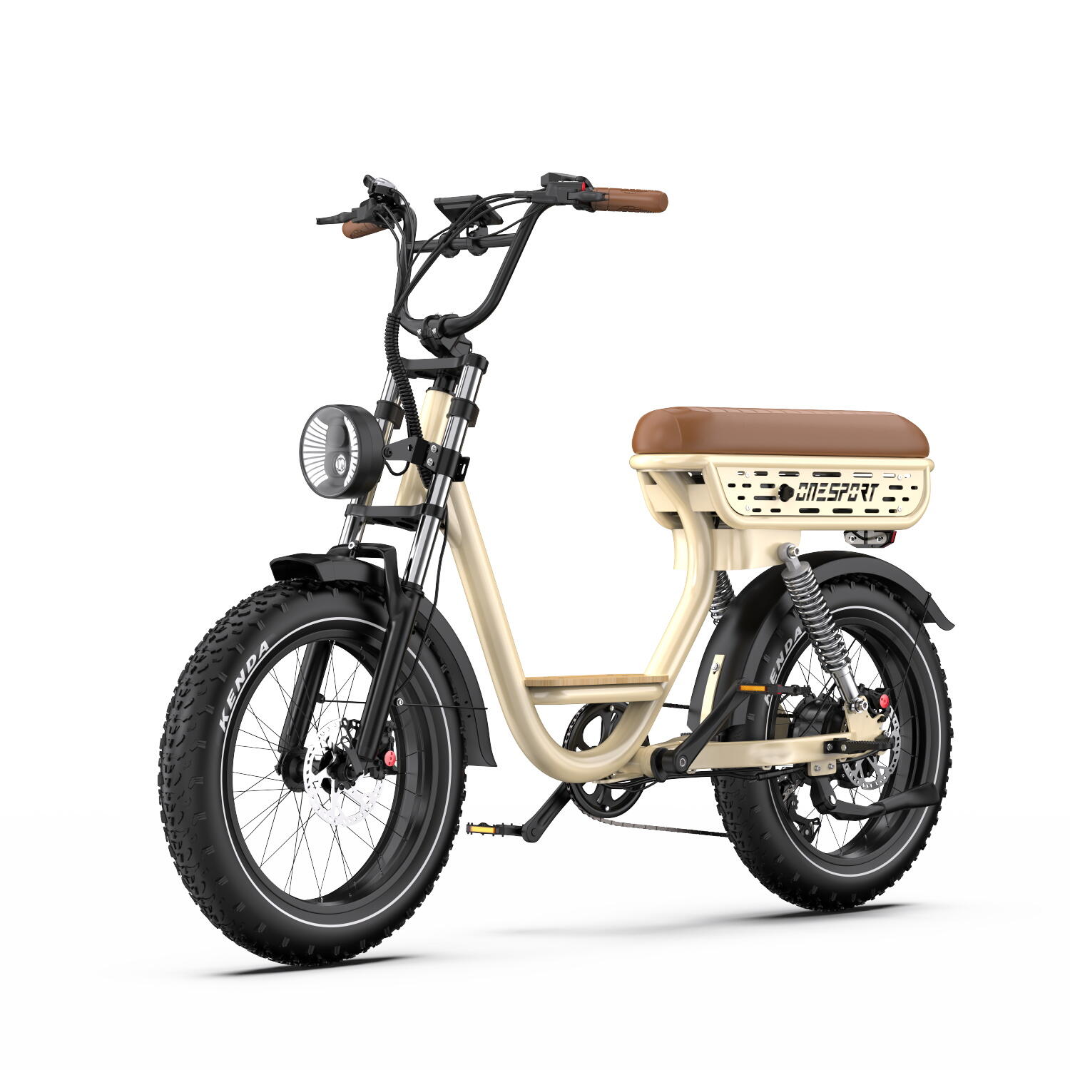 ONESPORT Bicicleta Elétrica ONESPORT W77 250W 48V 18Ah Bateria 20 polegadas