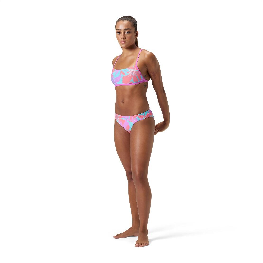 Top corto Speedo Allover Digital Crossback 4/7