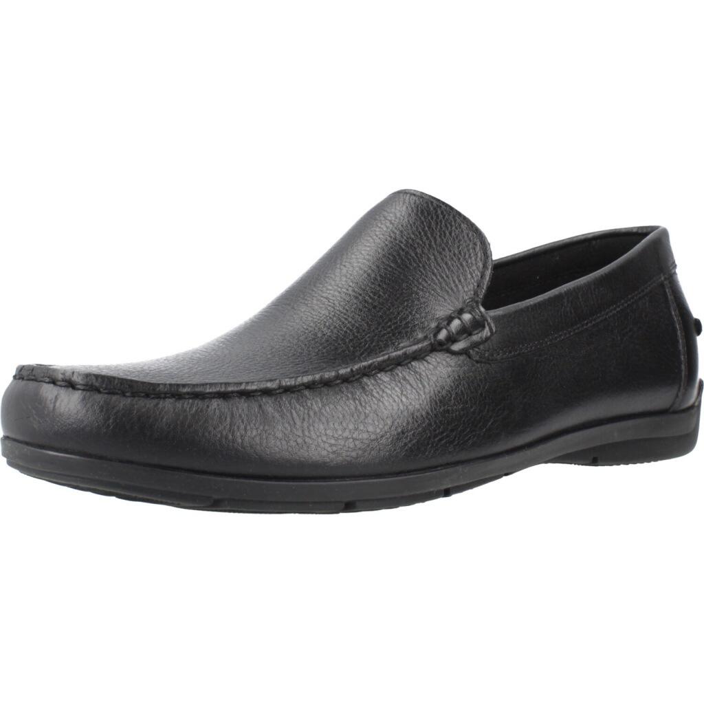 Scarpe Da Ginnastica Geox Donna - Nere/Grigie - Pelle Scamosciata - Taglia UK 4 (EU 37)