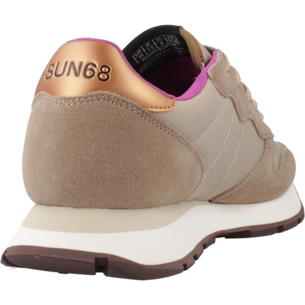 Sneakers Sun68 Model Ally Solid Kleur Lichtbruin 3/5