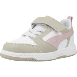 Baskets Puma Modèle Puma Rebound V6 Lo Ac+ Inf Couleur Beige