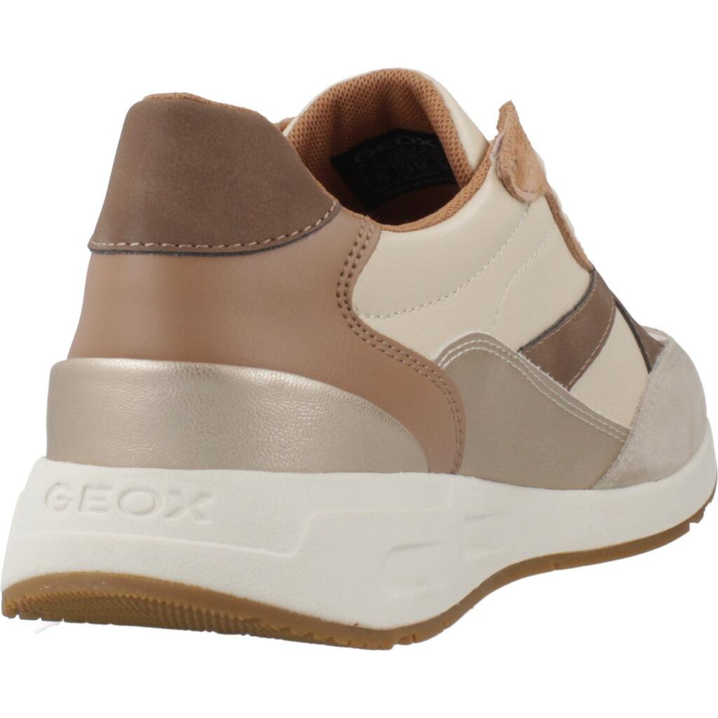 Baskets Geox Modèle D Bulmya Couleur Beige 3/5