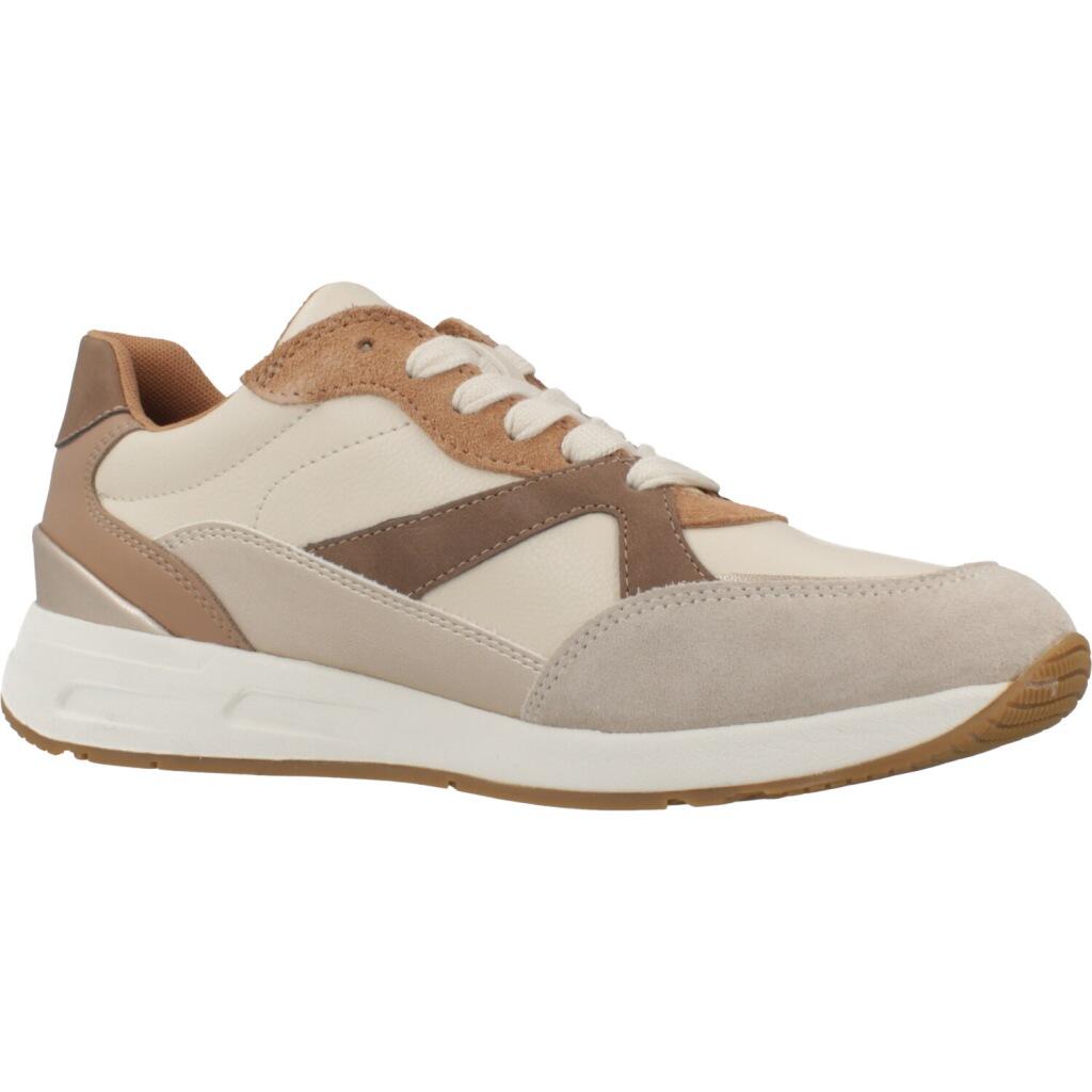 Baskets Geox Modèle D Bulmya Couleur Beige 5/5