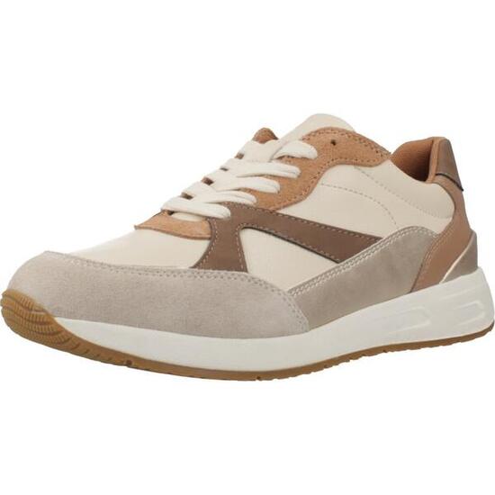 Baskets Geox Modèle D Bulmya Couleur Beige