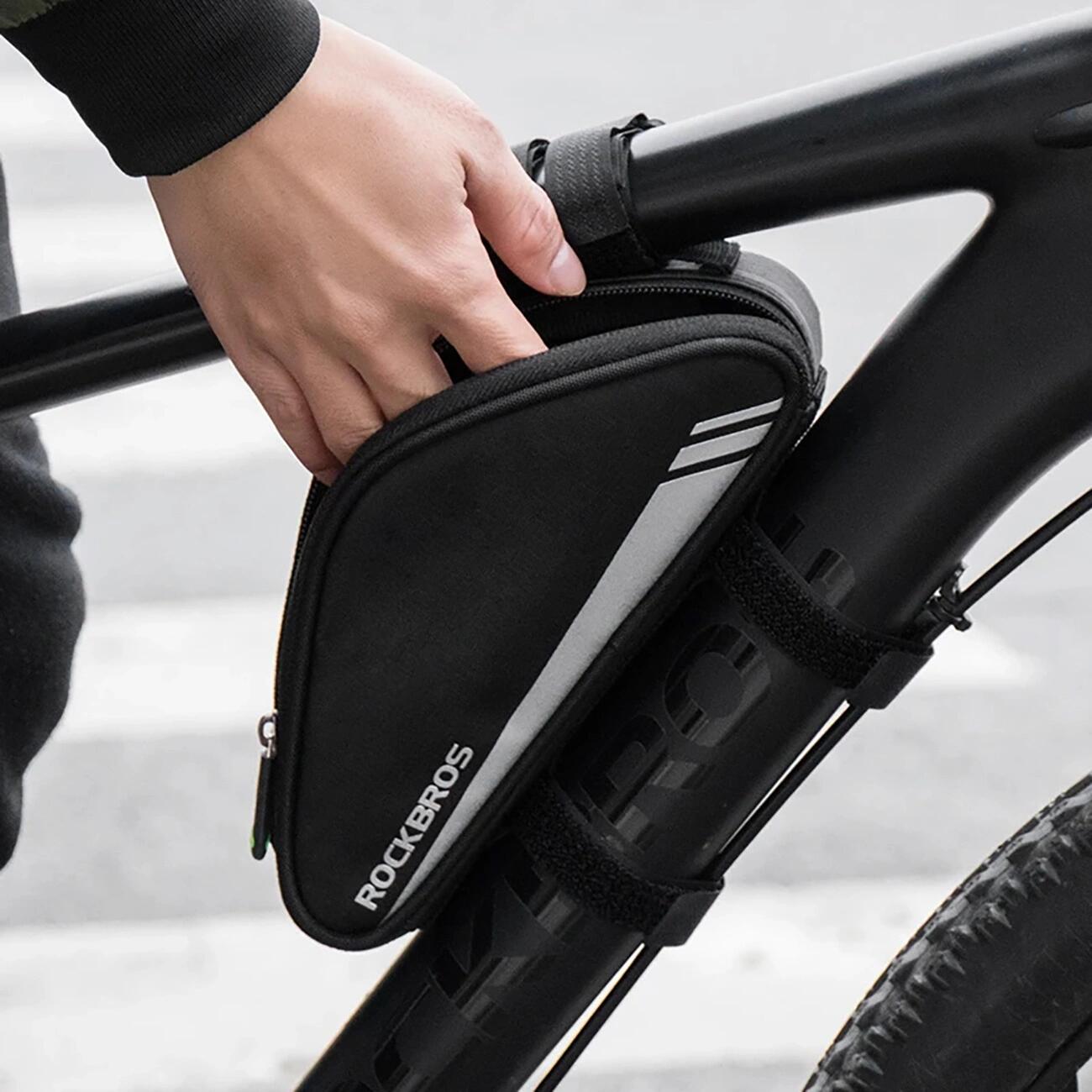 Sacoche de cadre Rockbros B55-BK pour vélo 0.7 l - noire 7/7