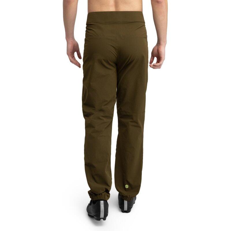 Pantaloni MTB pentru bărbați MTB Drivetrain Green Verde