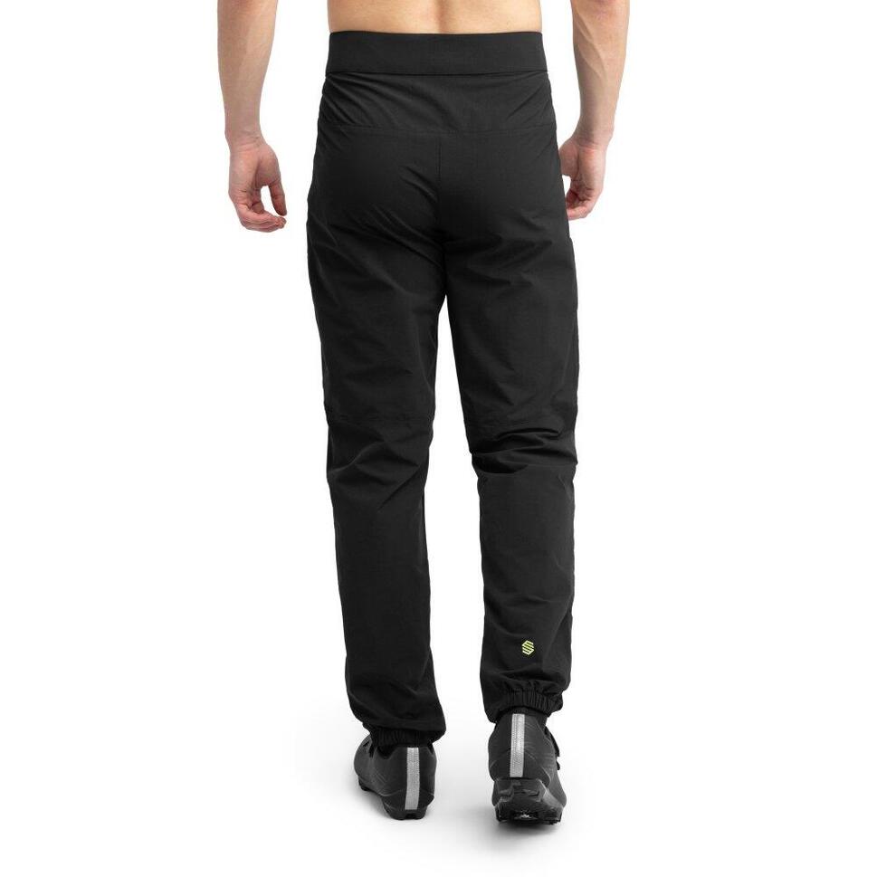 Męskie długie spodnie rowerowe MTB Kolarstwo Siroko MTB Drivetrain Black