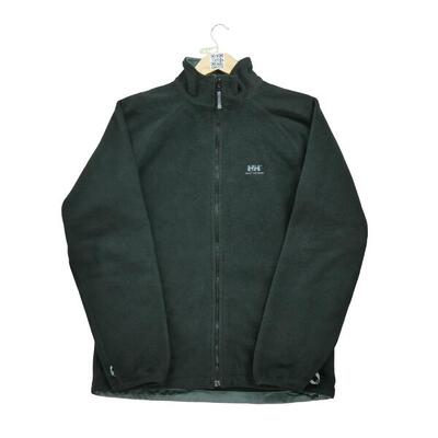 Tweedehands - heren zwart fleece jack - zeer goede staat