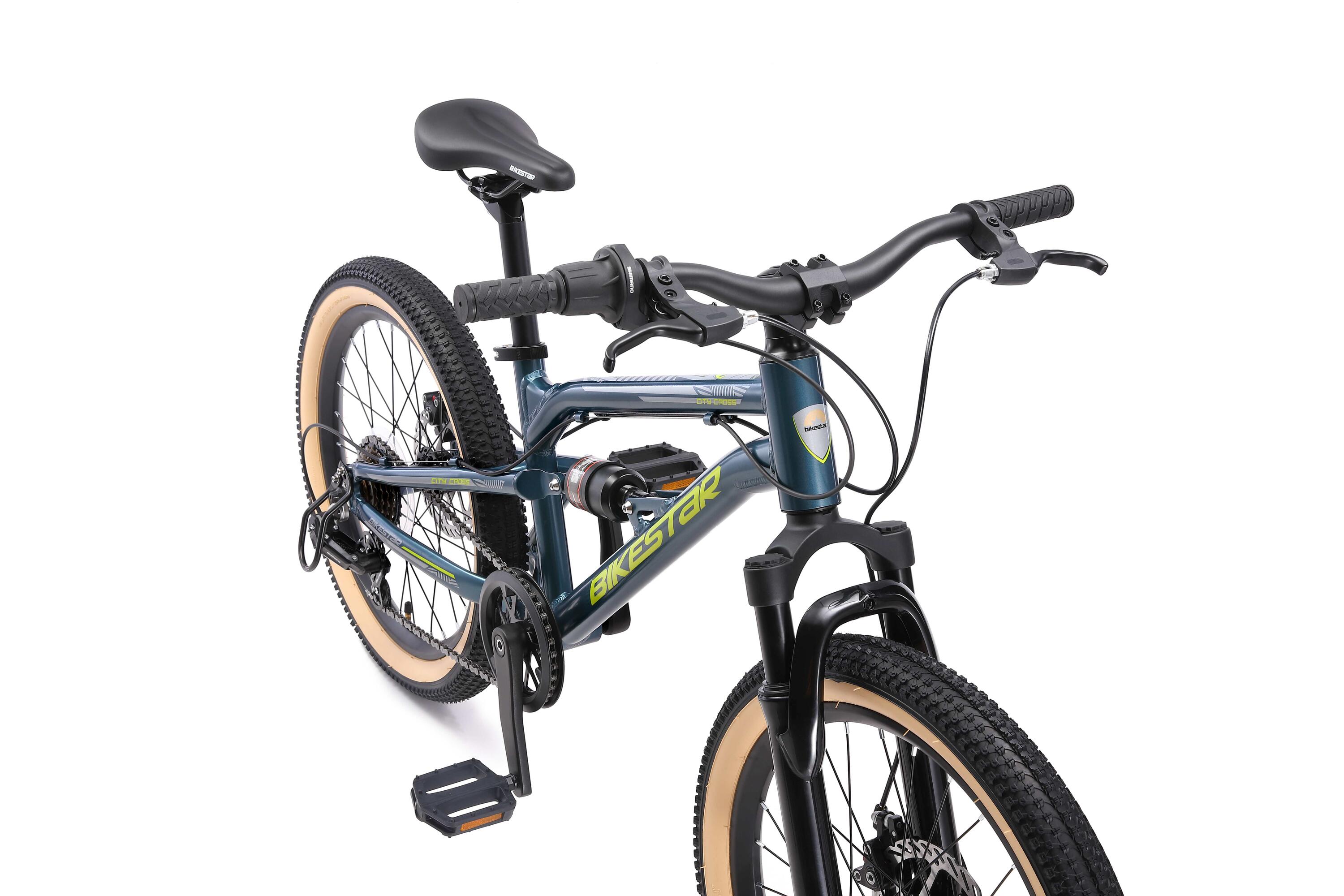 Bikestar kinderfiets MTB Fully 7speed 20inch petrol 3/7