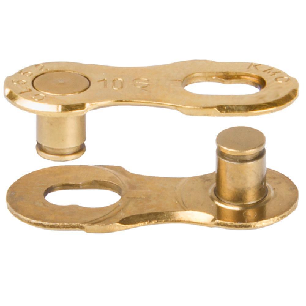 Attache Rapide KMC Missing Link R10 Ti-N 10V Or (x2 Unités) 3/7