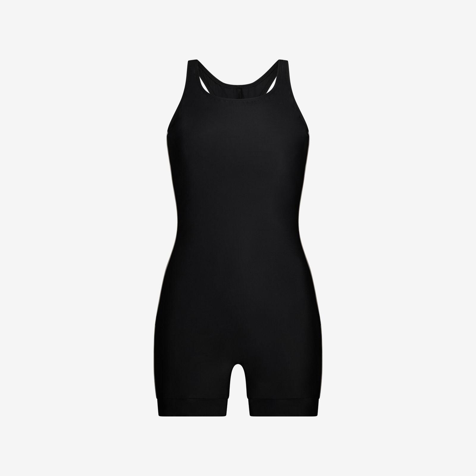 Wallien - Maillot De Bain Shorty Et À Dos Nageur Pour La Natation,le Surf Et Le Kite- Noir - Maillot De Bain 1 Pièce - Noir - 52 2xl - Decathlon