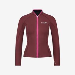 Veste de combinaison premium pour le surf, kite et la natation en Yulex - Rouge