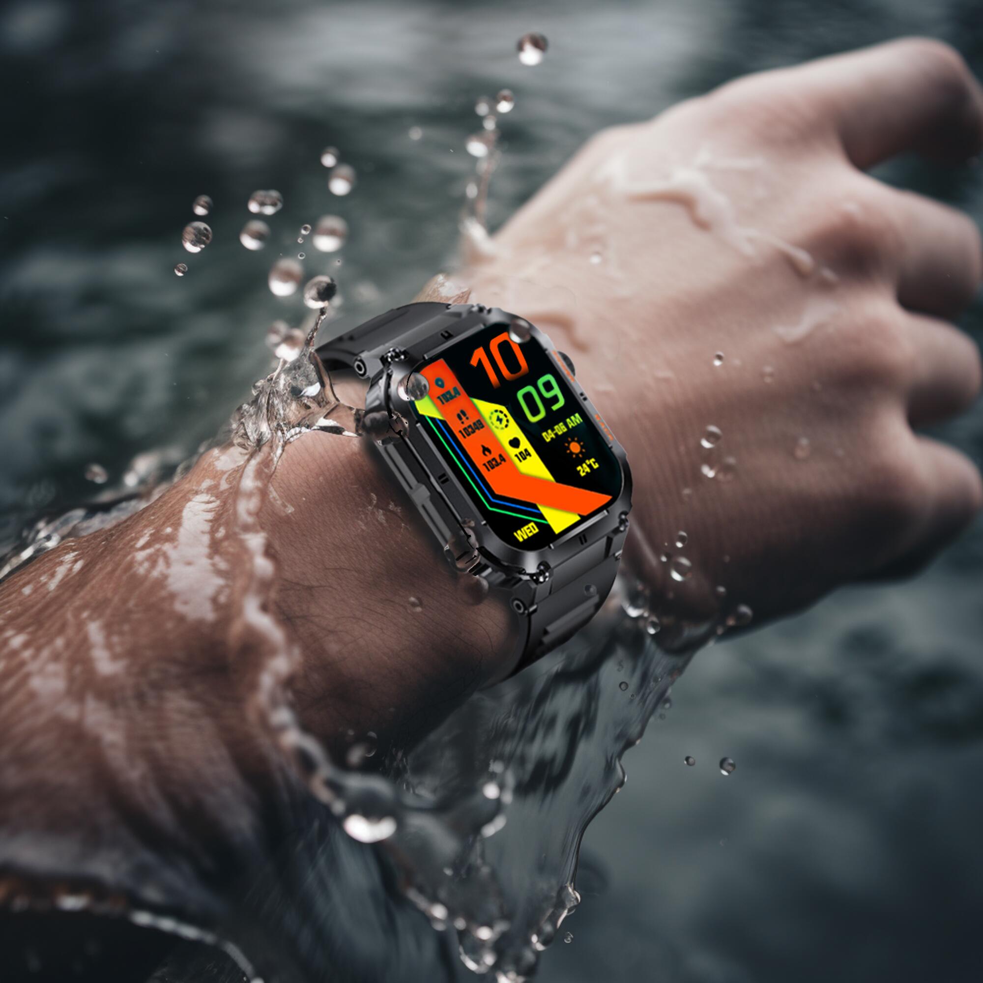 Montre connectée Android/iOS Appels complets 100 sports