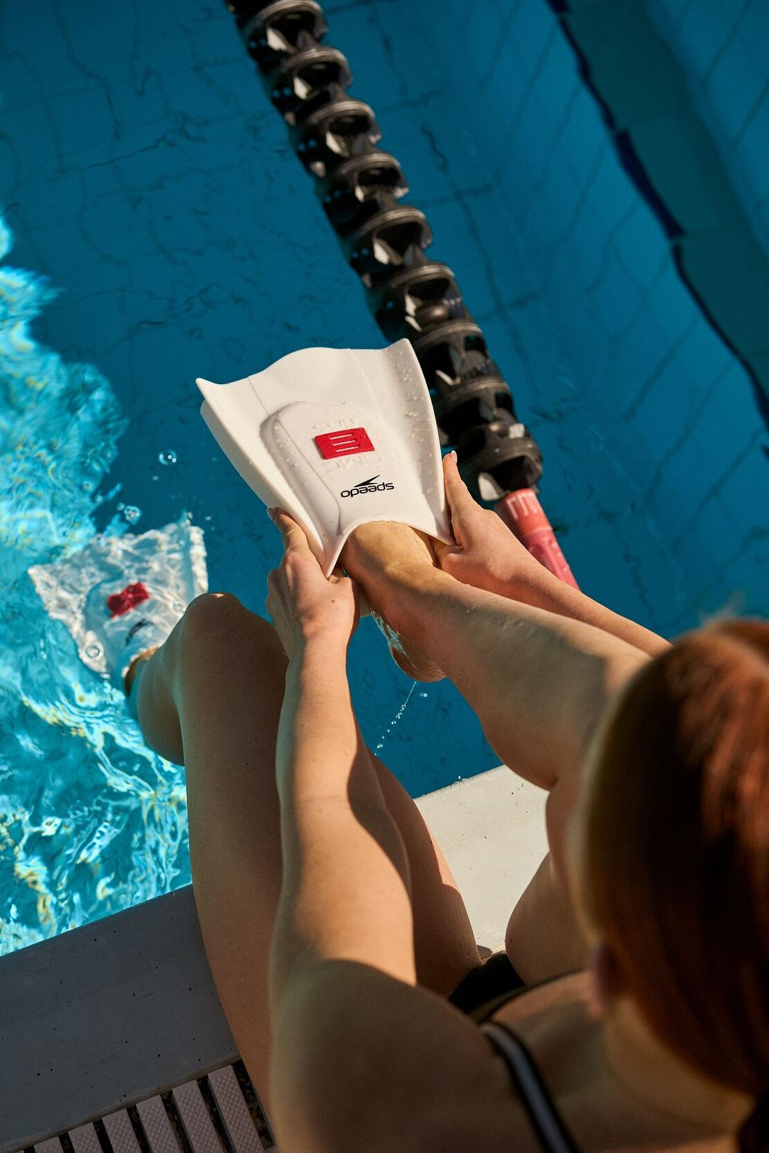 Barbatanas Speedo DMC Elite Branco 5/7