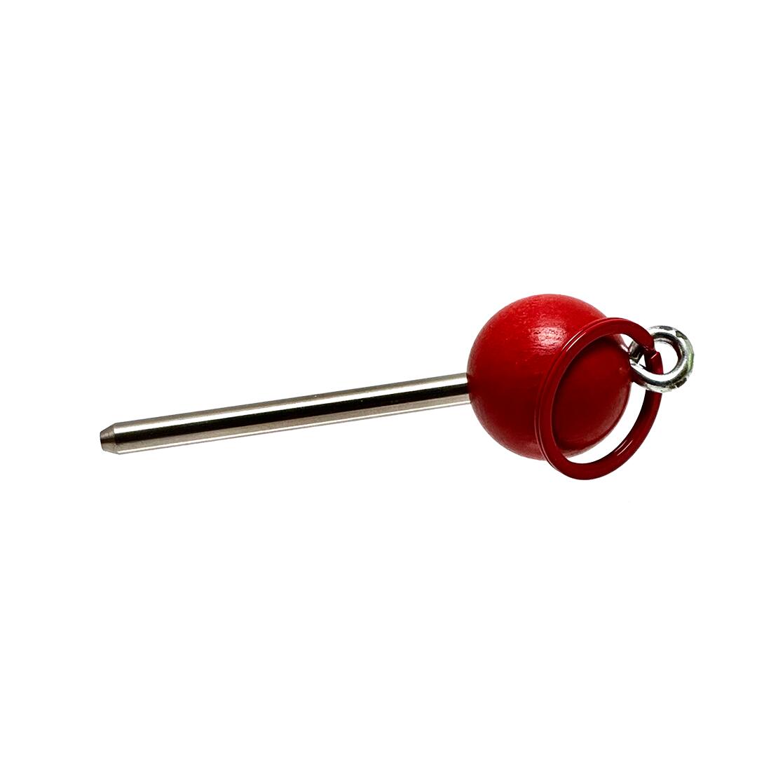 Boule–Pétanque–Jeu de Boules – Traceur de terrain – Couleur rouge – Acier V2A 2/5