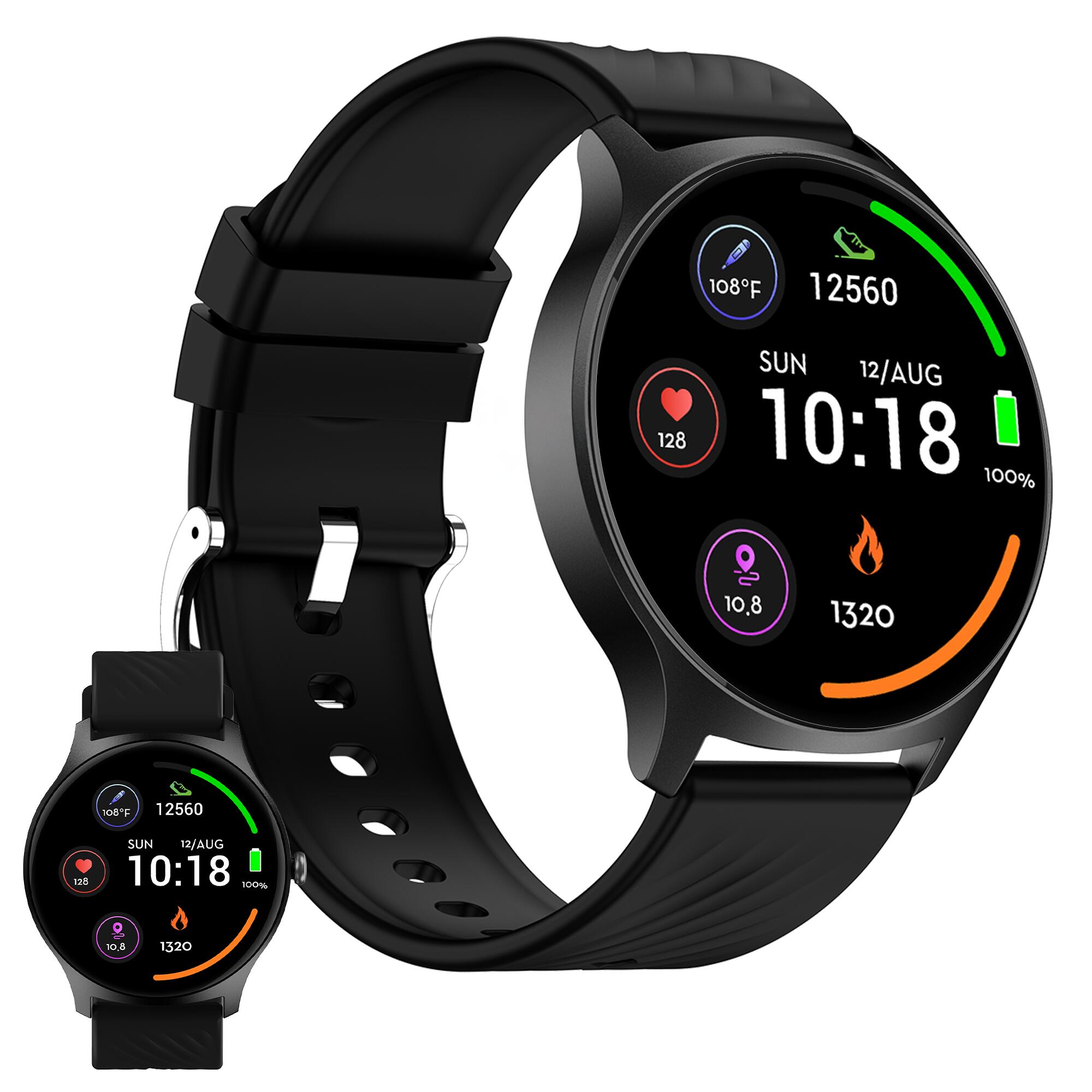 Denver - Montre Connectée - Fonction Appels - Écran Amoled - Montre De Sport - Swc387b - Montre Connectée - Noir - No Size - Decathlon