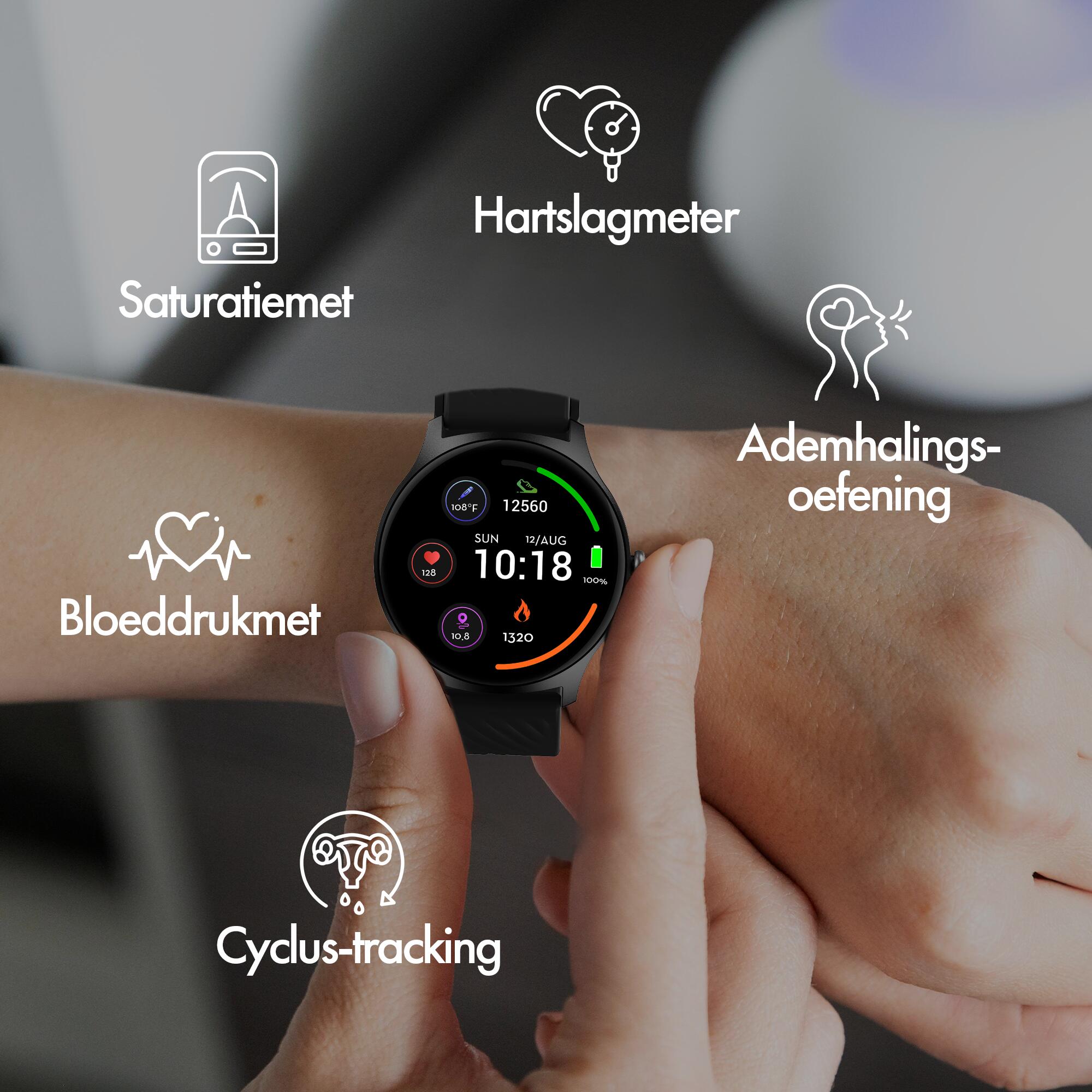 Smartwatch - Écran Amoled - 100+ modes sport - Montre cardio - SWC387B 6/7
