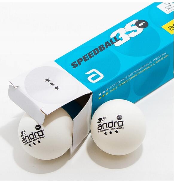 BALLES DE TENNIS DE TABLE, tournoi de ping-pong, ligue, 3 pièces ANDRO 3*** 2/4