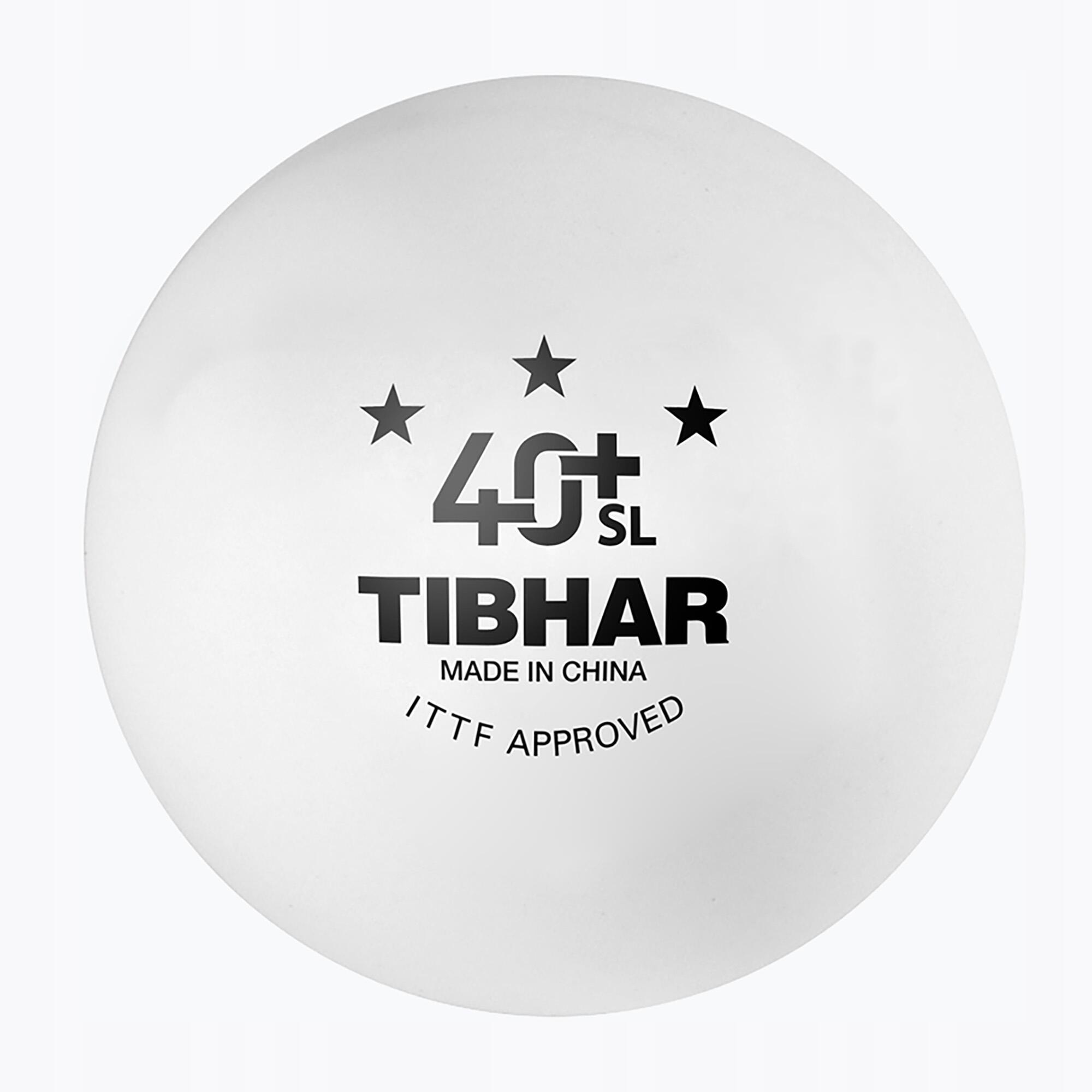 Tischtennisball Tibhar 3Star 40+ SL (x3) 6/7
