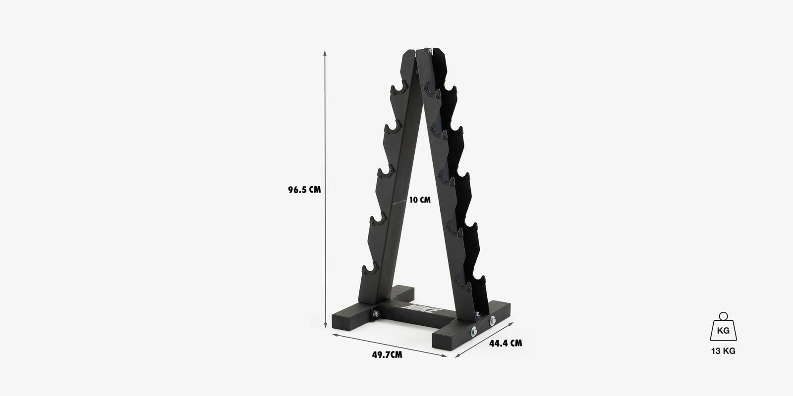 Stojak Na Hantle Nike Dumbbell Tree (5 Par) 2/5
