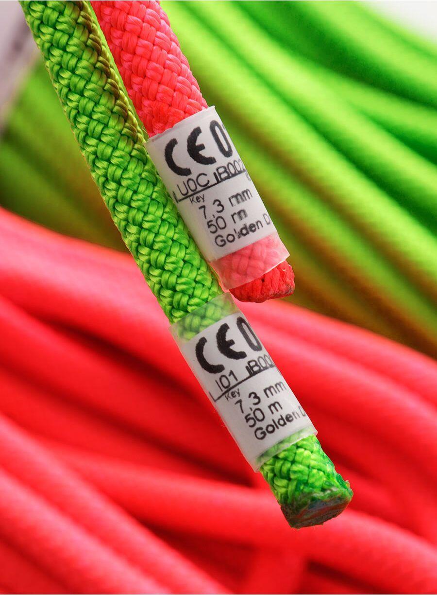 Ligne double Beal Gully 7,3 mm 60 m Unicore Golden Dry x 2 4/6