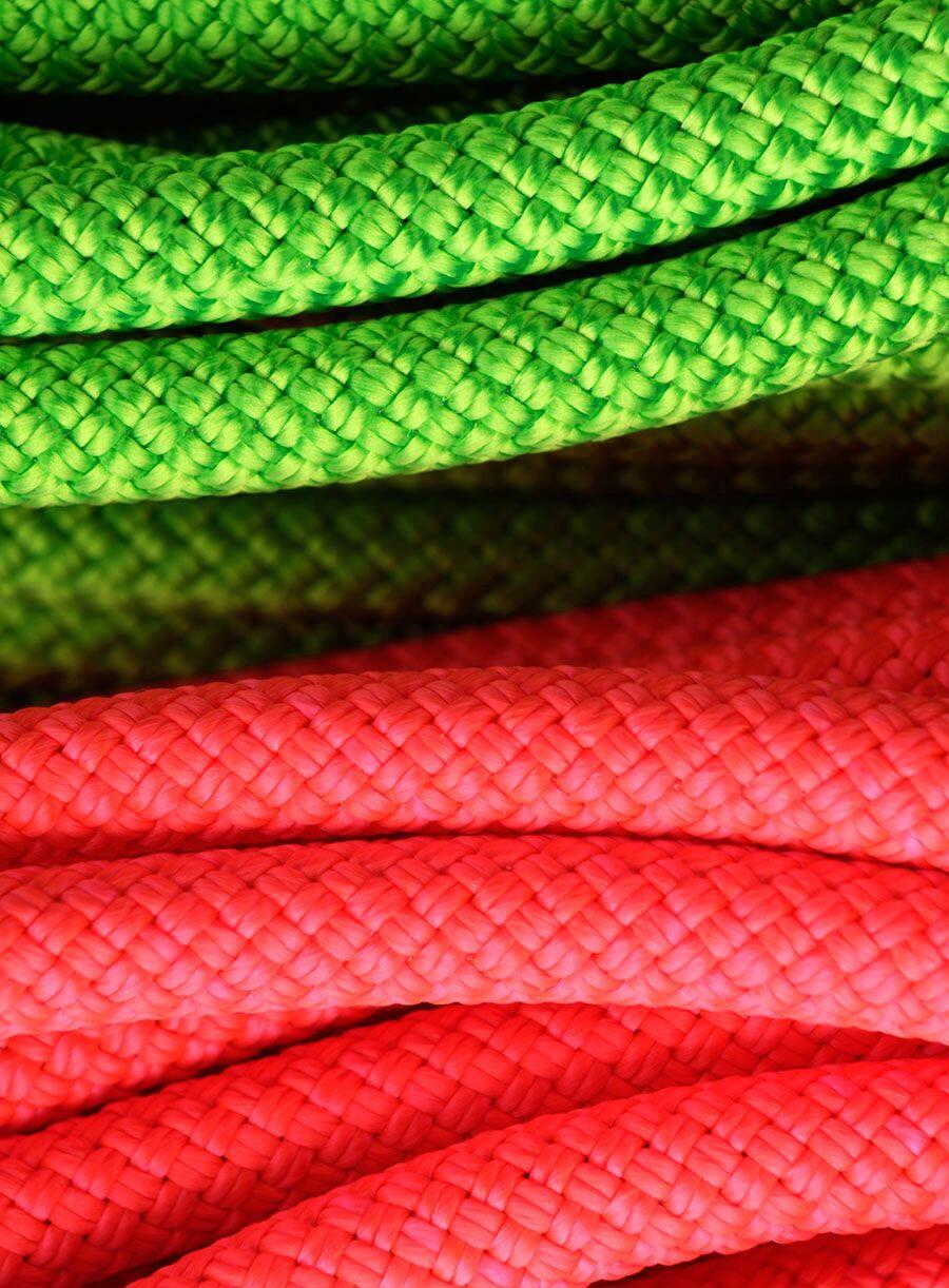 Lina połówkowa Beal Gully 7,3 mm 50 m Unicore Golden Dry x 2 - orange/green 6/6