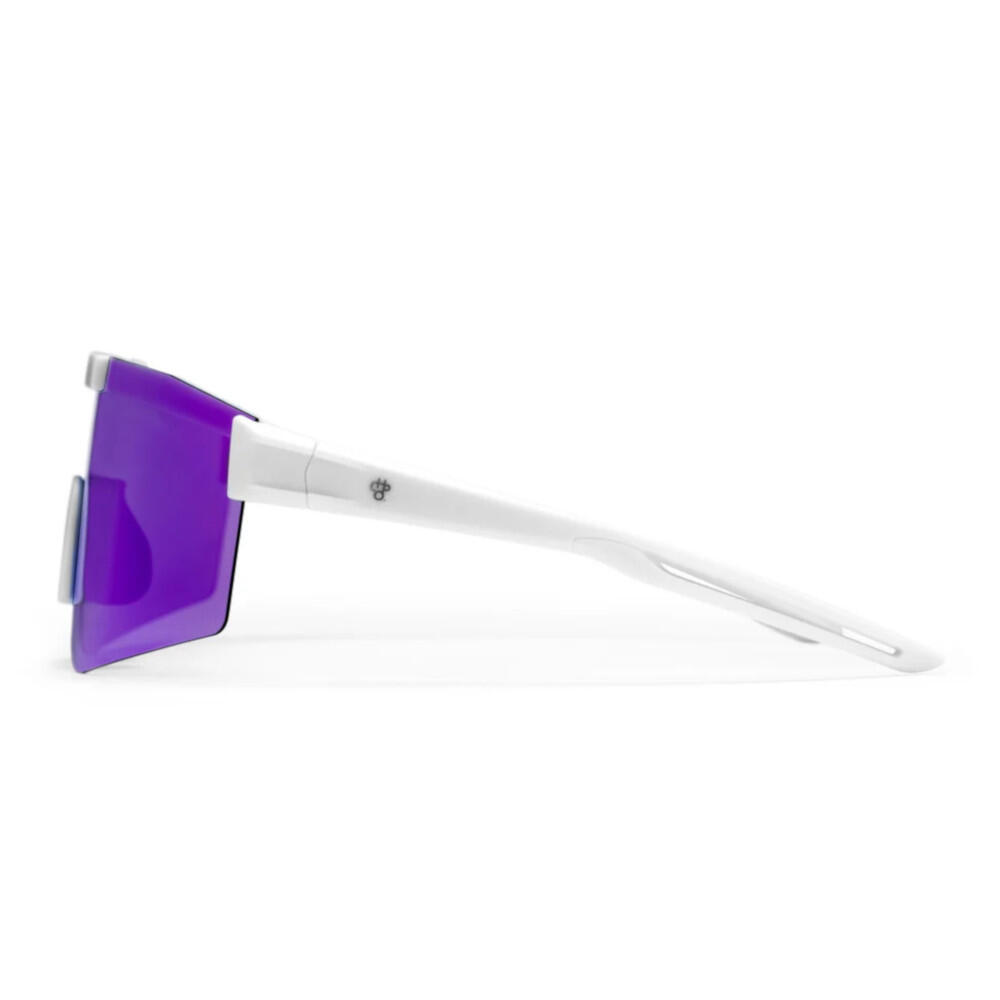 Chpo Luca Sonnenbrille Weiß Blau Spiegellinse 3/7