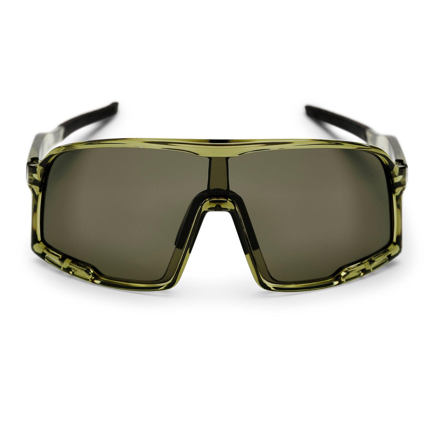CHPO Henrik Sunglasses in Forest Green with Green Mirror Lens 1/3