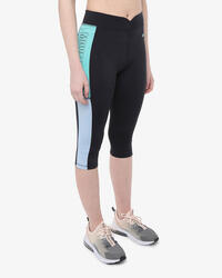 Leggings de fitness synthétiques bleu marine pour femme