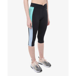 Leggings de fitness synthétiques bleu marine pour femme