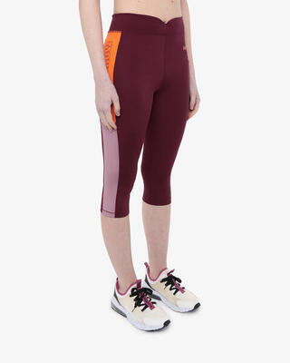 Marineblaue synthetische Fitness-Leggings für Damen