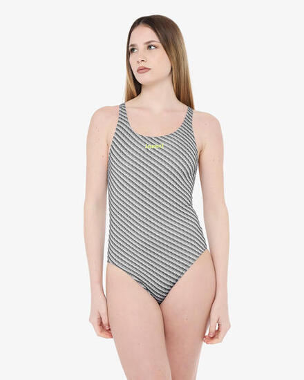 costume da piscina turchese da donna in mat. sintetico da nuoto