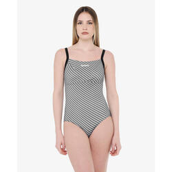 maillot de bain turquoise pour femme en matière synthétique pour la natation