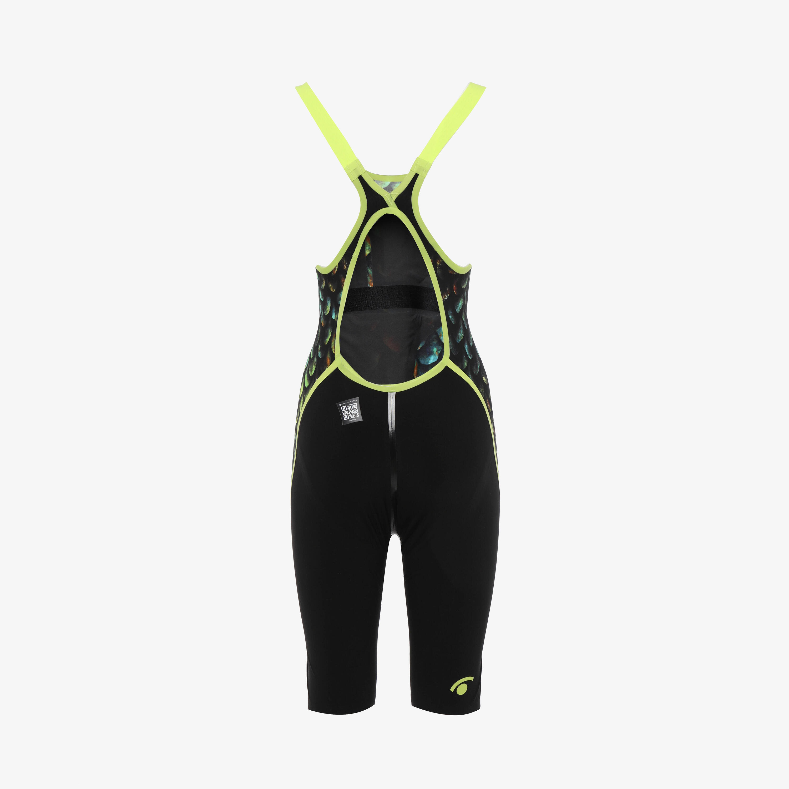maillot de bain synthétique vert pour femme 4/4