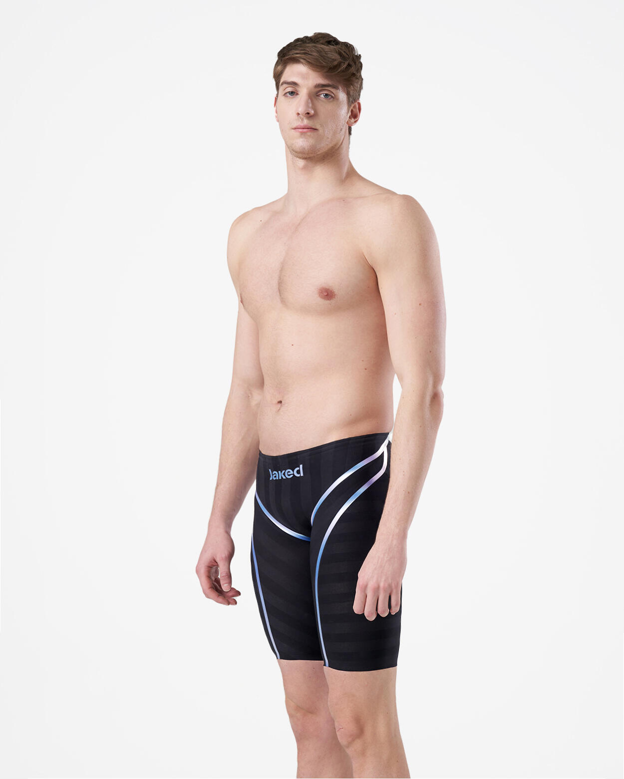 Maillot de bain synthétique noir pour homme 4/5