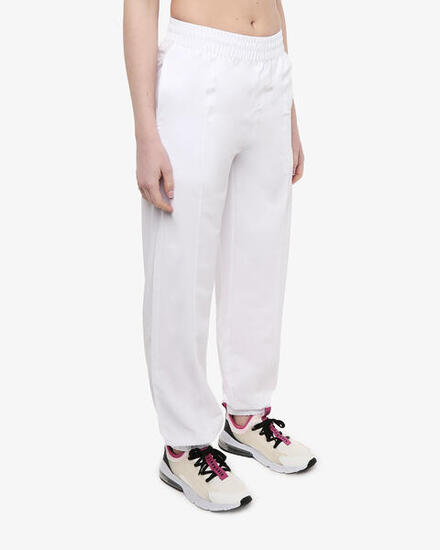 Schwarze Synthetik-Fitnesshose für Damen